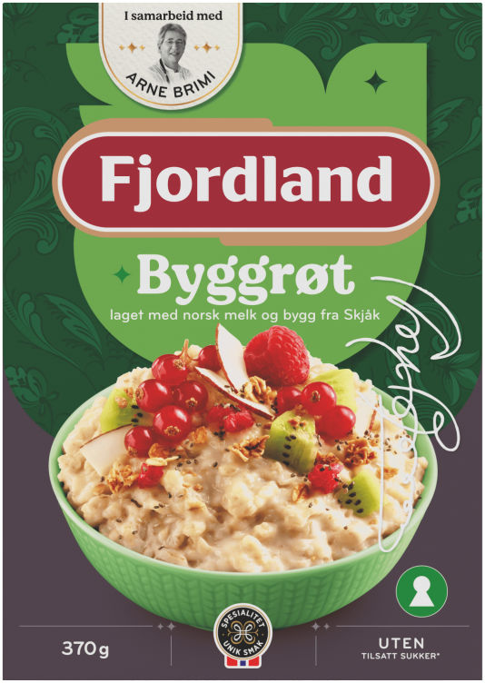 Byggrynsgrøt Av Skjåkgryn 370g Fjordland