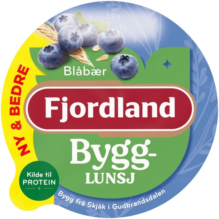 Bygglunsj Blåbær 150g Fjordland