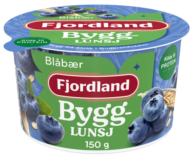 Bygglunsj Blåbær 150g Fjordland