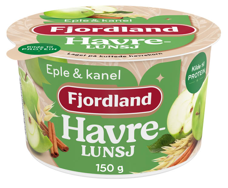 Havrelunsj Eple&Kanel 150g Fjordland