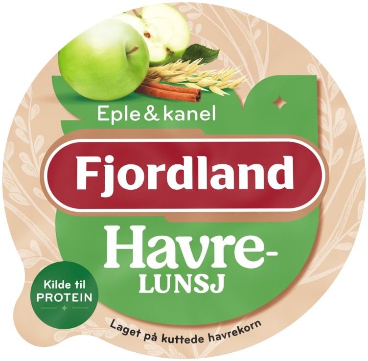 Havrelunsj Eple&Kanel 150g Fjordland