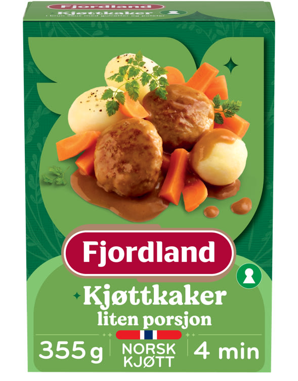 Kjøttkaker Liten Gulrøtter&Potet 355g Fjordland