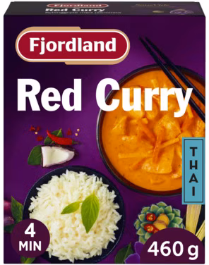 Red Curry Kyllinggryte med jasminris, 460 g
