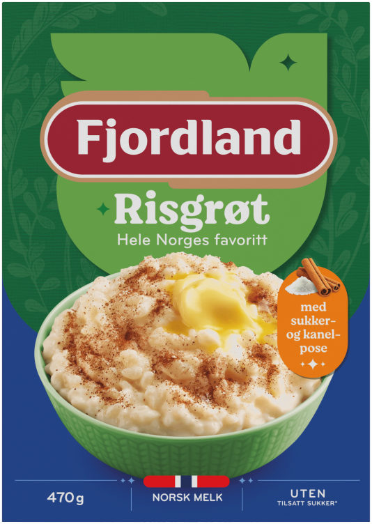Risgrøt Sukker&Kanel 470g Fjordland