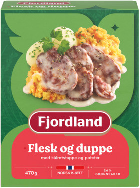 Flesk og Duppe 470g Fjordland