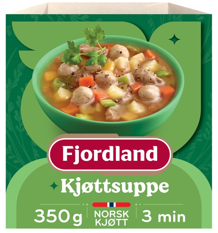 Kjøttsuppe 350g Fjordland