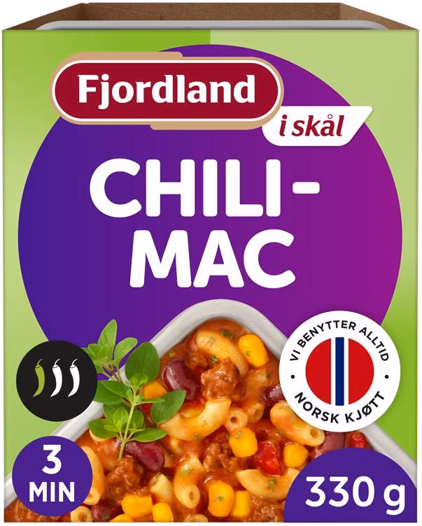 Chilimac Med kjøttdeig og makaroni, 330 g