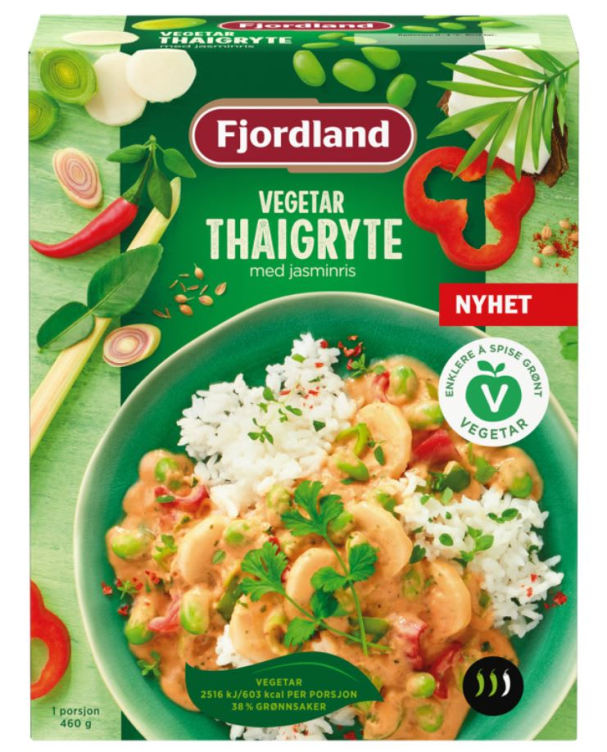Thaigryte m/Ris Vegetar 460g Fjordland