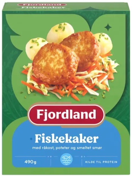 Fiskekaker med råkost 490g Fjordland