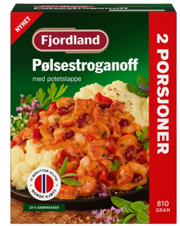 Pølsestroganoff 810g Fjordland
