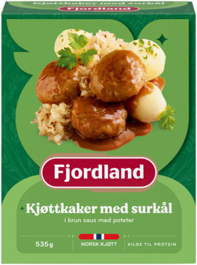 Fjordland Kjøttkaker med Surkål 535g