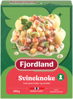 Fjordland Svineknoke med Grønnsaker 455g