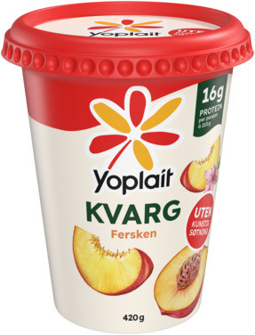 Yoplait Kvarg Fersken 420g