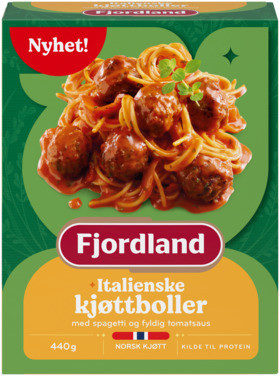 Fjordland Italienske Kjøttboller med Spagetti 440g