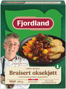 Fjordland Brimis Braisert Oksekjøtt 480g