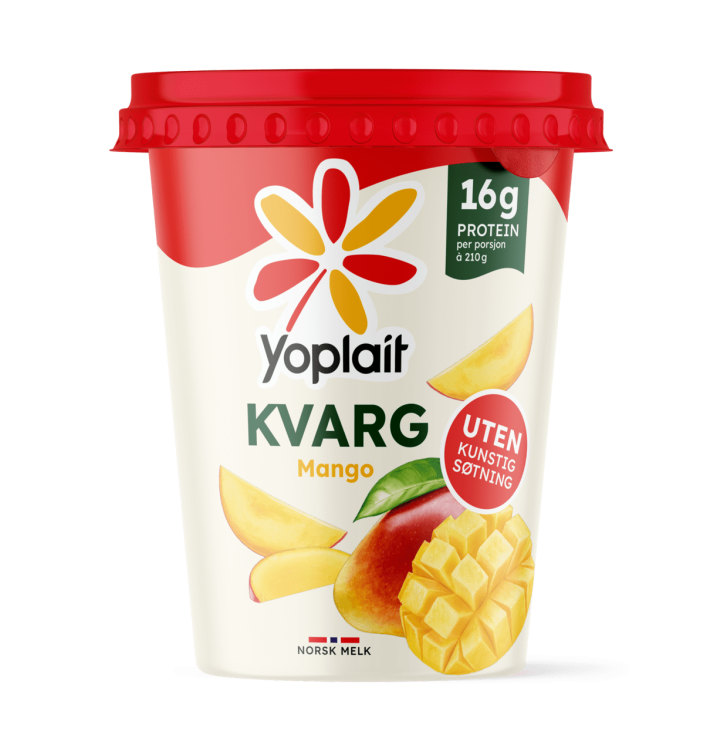 Yoplait Kvarg Mango 420g Fjordland