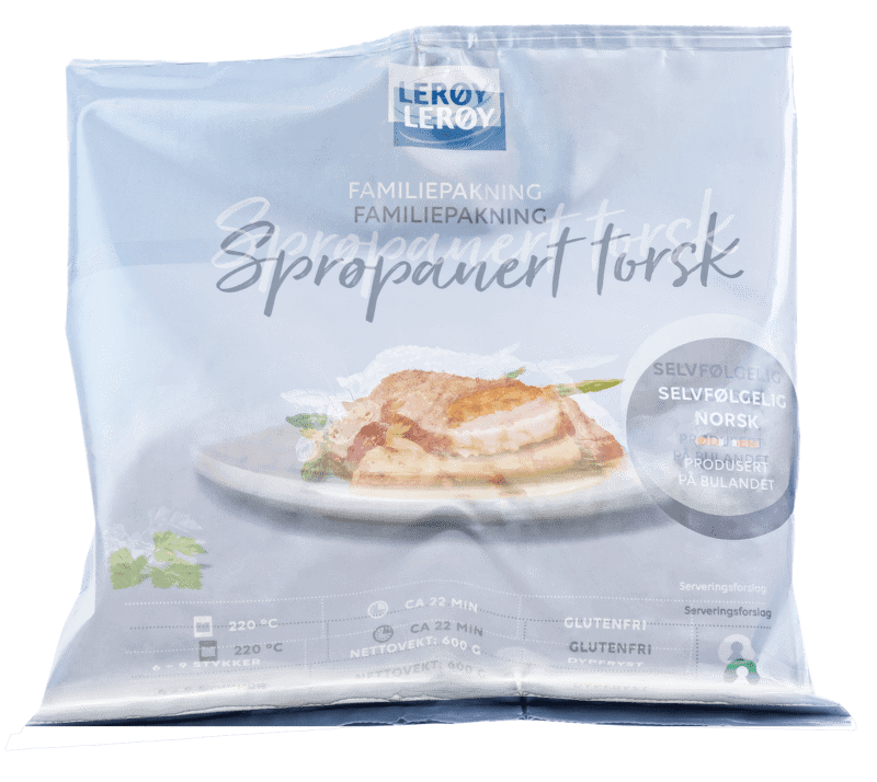 Lerøy Panert Torsk 600g