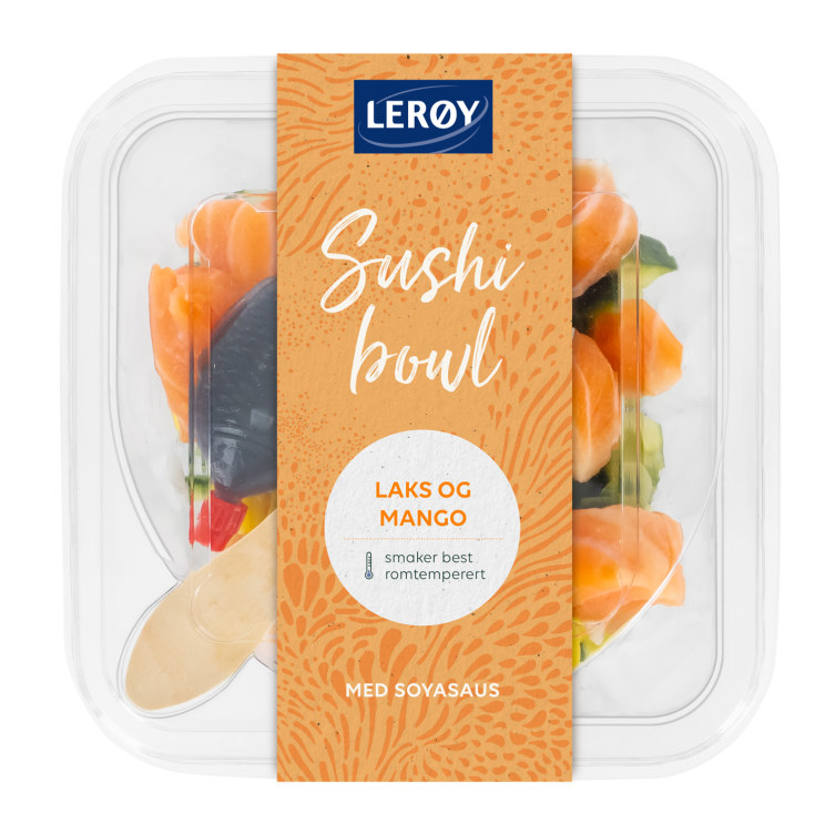 Sushibowl m/Laks&Mango 282g Lerøy