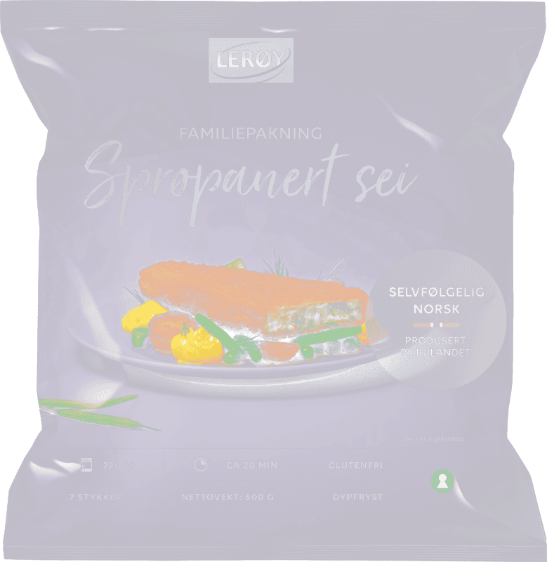 Lerøy Sprø Sei 600g