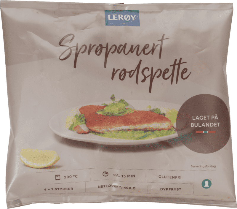 Lerøy Panert Rødspette 400g