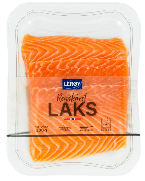 Laks Porsjon Renskåret u/Skinn 300g Lerøy