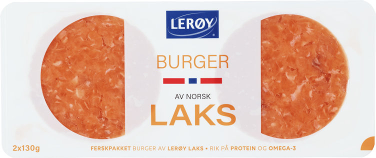 Lakseburger 2x130g Lerøy