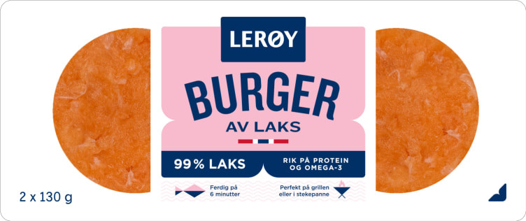Lakseburger 2x130g Lerøy
