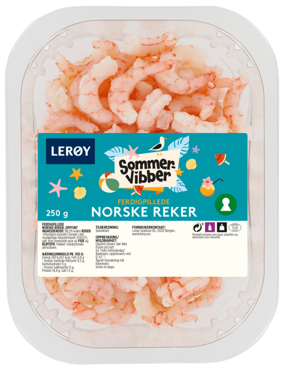 Reker Norske Ferdigpillede 250g Sommervibber
