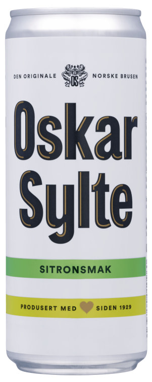 Sitronsmak 0,33l boks Oskar Sylte