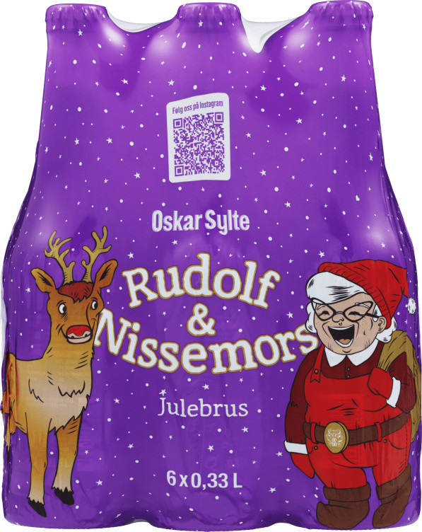 Rudolf&Nissemor 0,33lx6 flaske Oskar Sylte