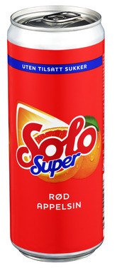 Solo Super Rød Appelsin Fridgepack 0,33l
