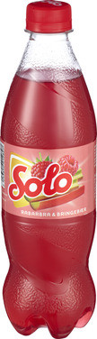 Solo Bringebær og Rabarbra 0,50l