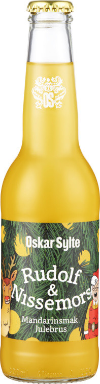 Rudolf&Nissemors Julebrus 0,33l flaske Oskar Sylte