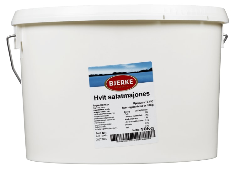 Ekte Majones Hvit 10kg Bjerke