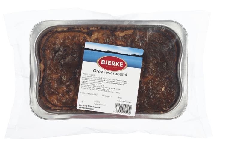 Leverpostei Grov 1kg Bjerke