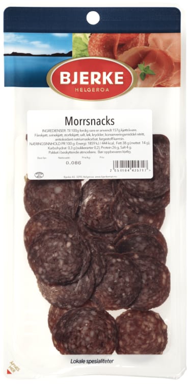 Morrsnacks 80g Bjerke