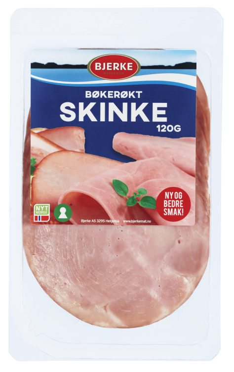 Skinke Bøkerøkt skivet 120g Bjerke