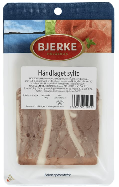 Sylte Håndlaget skivet 100g Bjerke