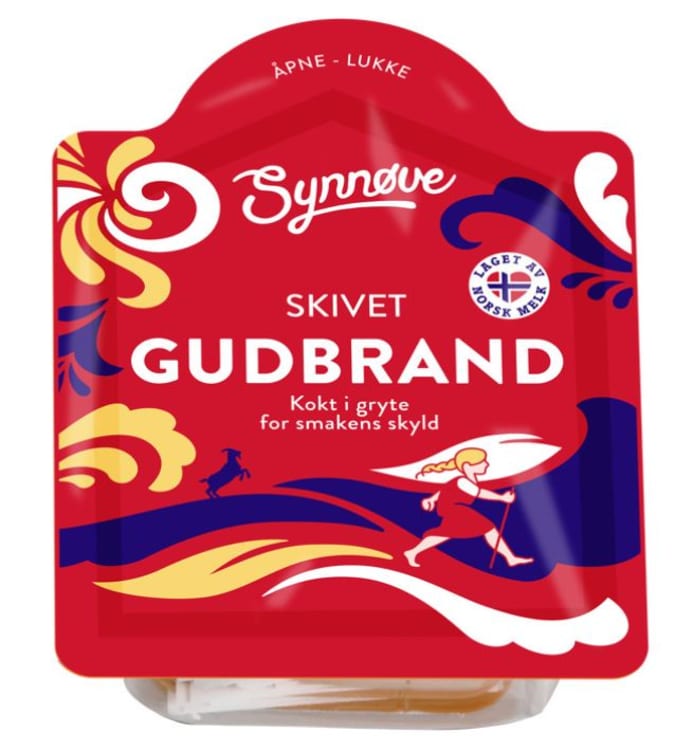 Gudbrand Brunost skivet 150g Synnøve