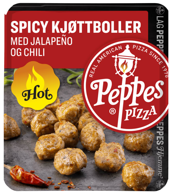 Kjøttboller Spicy/Hot 120g Peppes