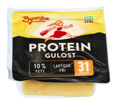 Synnøve Lett Gulost 60% Mindre Fett (10%) Bit 480g