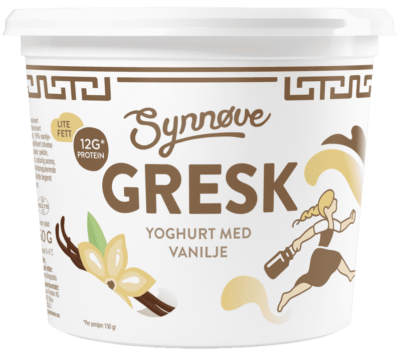 Synnøve Gresk Yoghurt Vanilje 750g