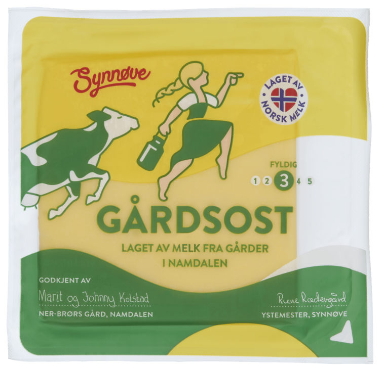 Gårdsost 480g Synnøve