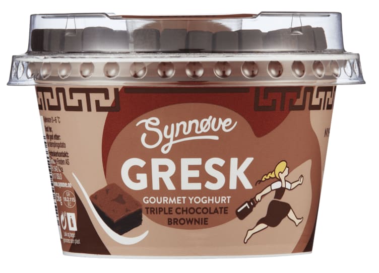 Yoghurt Gresk Gourmet Choco Fudge Brownie 158g