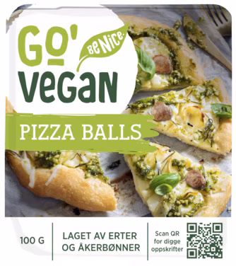 Plantebasert Pizzaballs 100 g