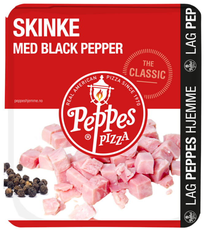 Skinke m/Sort Pepper 120g Peppes