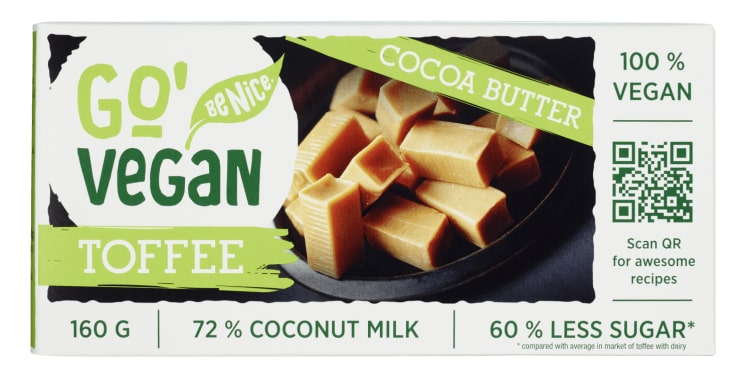 Toffee Plantebasert 160g Go'Vegan