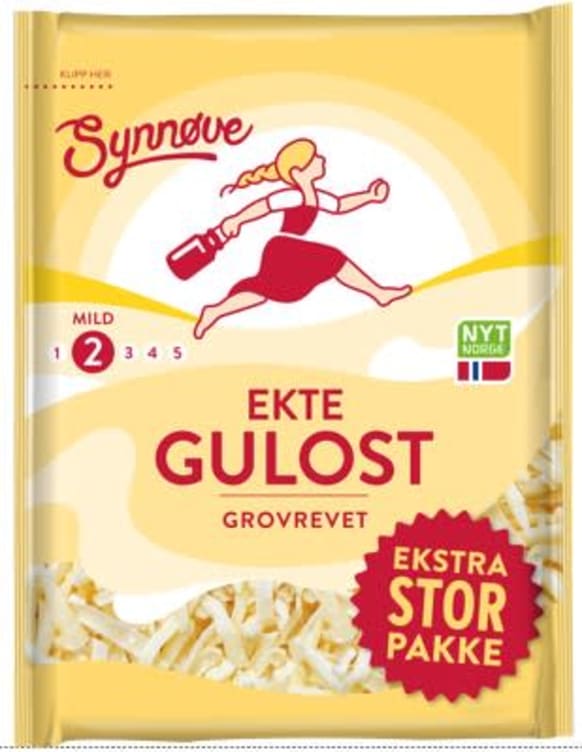 Gulost Ekte Revet 400g Synnøve