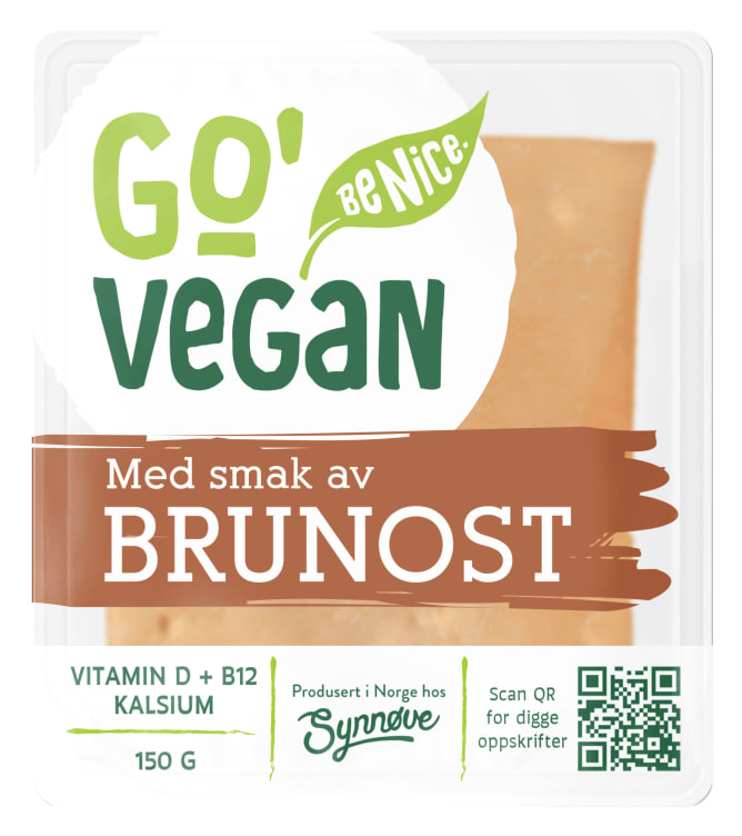 Go’Vegan skivet Smak Av Brunost 150g