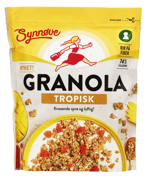 Granola Tropisk 390g Synnøve